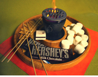 You can buy s'mores for two or four people.